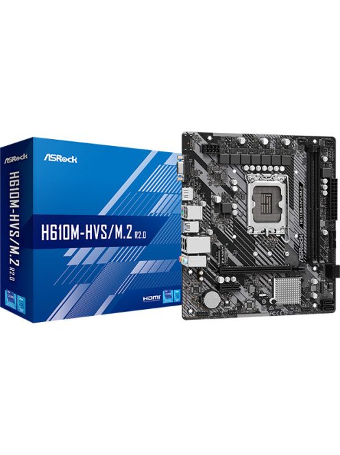 ASROCK Alaplap S1700 H610M-HVS/M.2 R2.0 INTEL H610, mATX