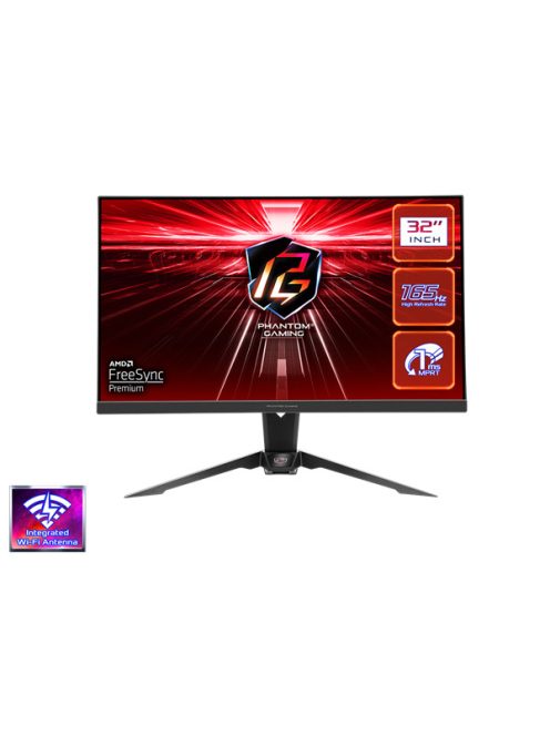 ASROCK PG32QF2B Gaming Monitor 31.5" VA, 2560x1440, HDMI/Displayport, 165Hz, HDR