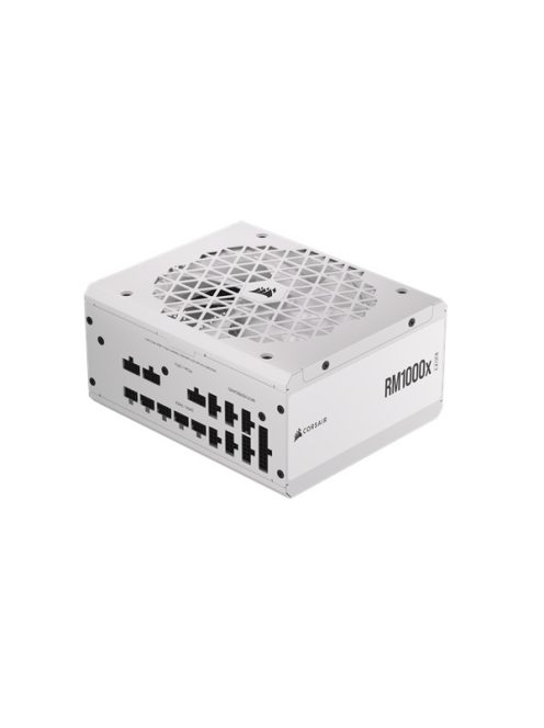 CORSAIR Tápegység Moduláris, RM1000x Shift White, 1000W, 14cm, 80+ Gold