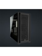 CORSAIR Ház 5000D AIRFLOW, Tápegység nélkül, Edzett Üveg, fekete