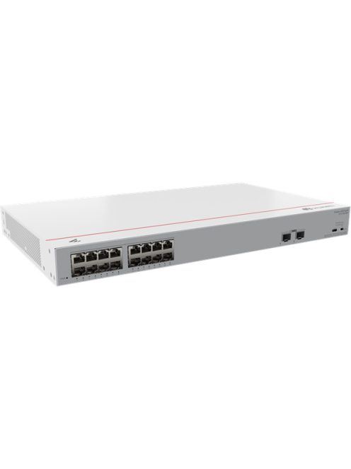 Huawei eKit Switch 16x1000Mbps (124W POE+) + 2x1GE (SFP), Nem menedzselhető, Rackes/Asztali - S110-16LP2SR