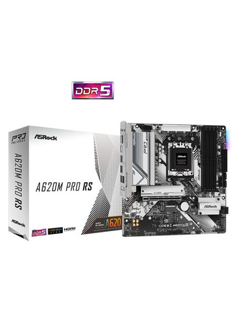 ASROCK Alaplap AM5 A620M PRO RS AMD A620, mATX