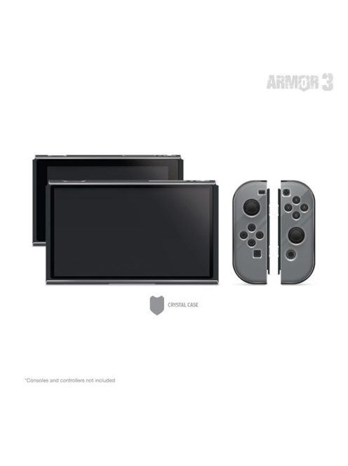 ARMOR3 Nintendo Switch/OLED Party csomag (Üvegfólia + Thumb Grips + Szilikon tokok)