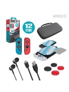 ARMOR3 Nintendo Switch/OLED Travel csomag (Üvegfólia + Thumb Grips + Füllhallgató + Tok + Töltő kábel)