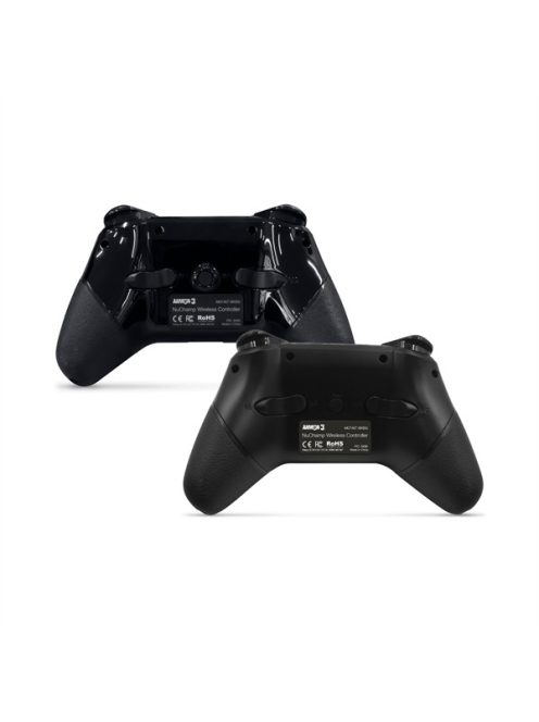 ARMOR3 NUCHAMP Nintendo Switch Kiegészítő Vezeték nélküli kontroller, Fekete & Fekete (2-PACK)