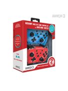 ARMOR3 NUCHAMP Nintendo Switch Kiegészítő Vezeték nélküli kontroller, Kék & Piros (2-PACK)