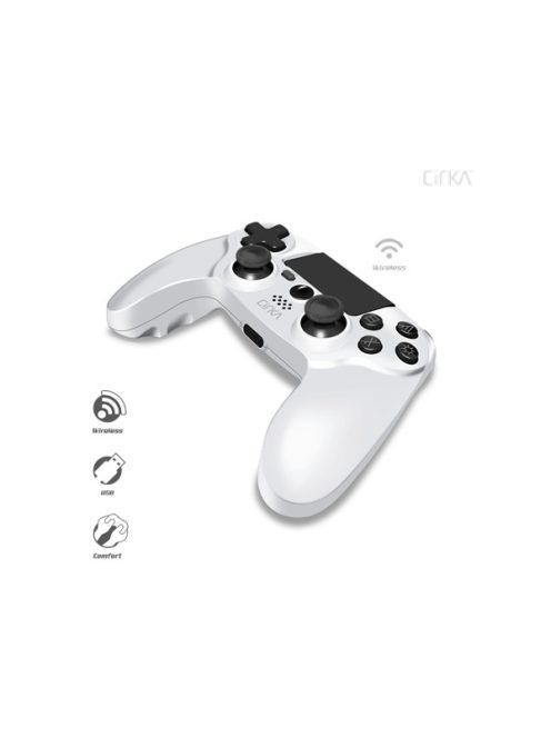 CIRKA NUFORCE PS4/PC/Mac Kiegészítő Vezeték nélküli kontroller, Fehér