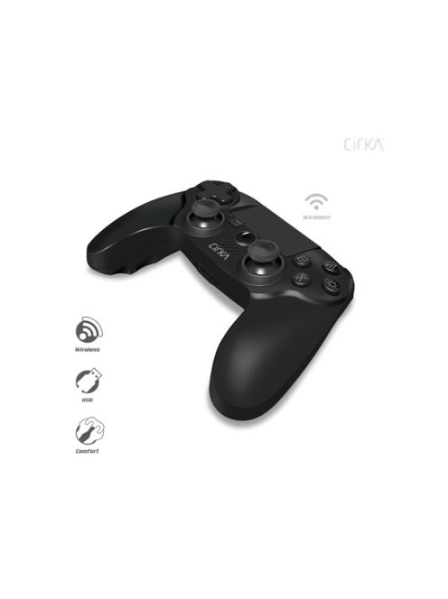 CIRKA NUFORCE PS4/PC/Mac Kiegészítő Vezeték nélküli kontroller, Fekete