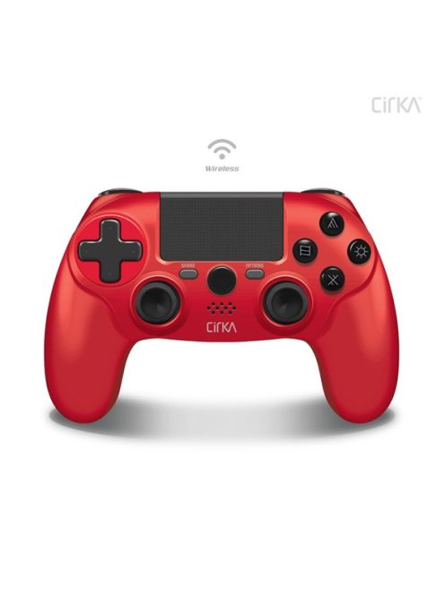 CIRKA NUFORCE PS4/PC/Mac Kiegészítő Vezeték nélküli kontroller, Piros