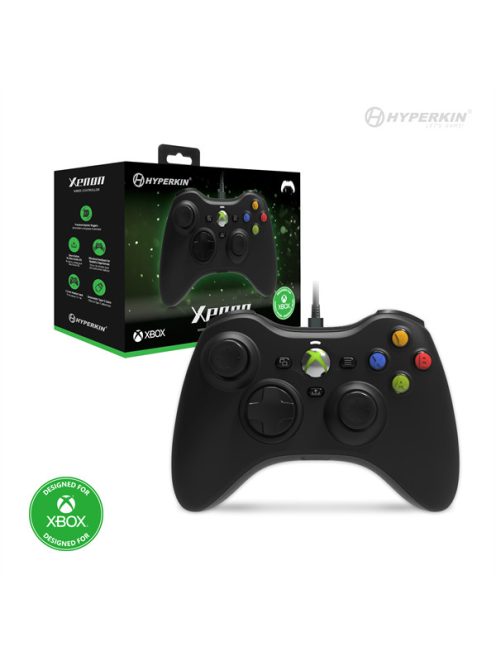 HYPERKIN Xenon Xbox Series|One/Windows 11|10 Xbox liszenszelt Vezetékes kontroller, Fekete