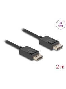   DELOCK kábel DisplayPort male / male összekötő 8K 60Hz 40 Gbps 2m