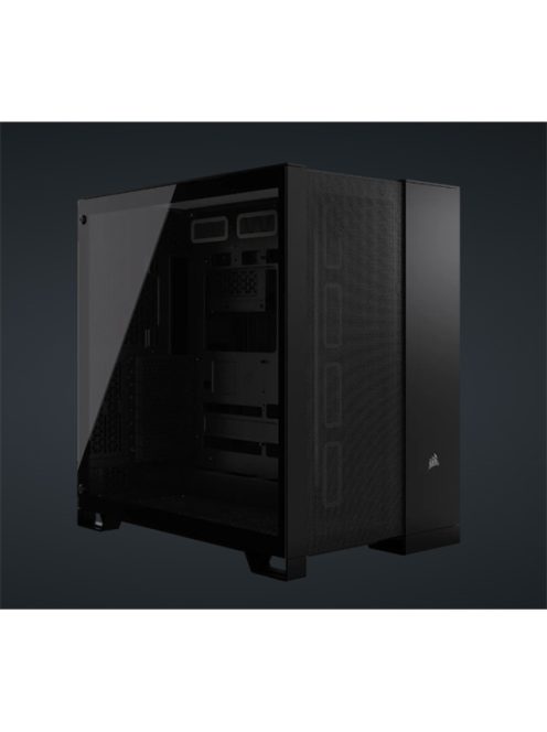 CORSAIR Ház 6500D AIRFLOW Dual Chamber, Tápegység nélkül, Edzett Üveg, fekete