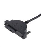 BLACKBIRD Adapter kábel USB 3.0 to SATA 13pin (7+6), fekete