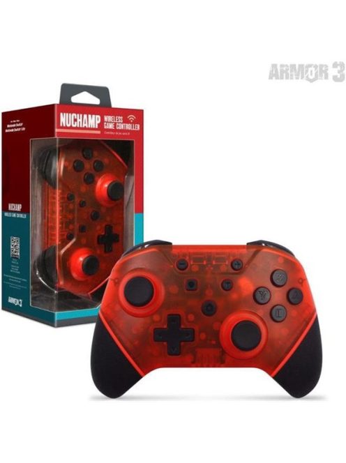 ARMOR3 NUCHAMP Nintendo Switch Kiegészítő Vezeték nélküli kontroller, Piros