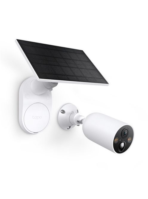 TP-LINK Wireless Kamera Cloud beltéri/kültéri + Okos Solar Panel IP65, TAPO C425 KIT