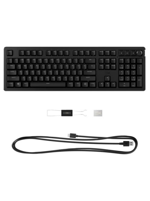 HP HYPERX vezetékes mechanikus gaming billentyűzet Alloy Rise PBT piros switch - amerikai lokalizáció