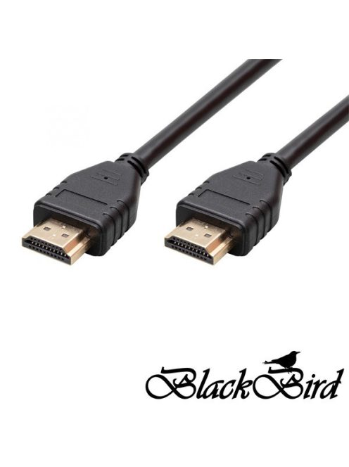 BLACKBIRD Kábel HDMI male/male összekötő 4K, 10m Fekete