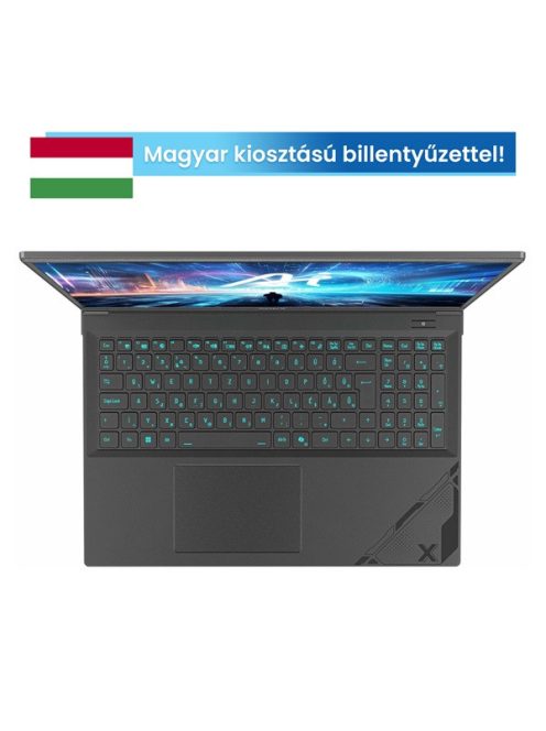 GIGABYTE G6X 9MG 16" WUXGA (165Hz), Intel Core i7-13650HX (14C/4.9Ghz), 16GB, 1TB SSD, RTX 4050, Magyar billentyű