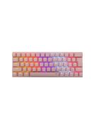 WHITE SHARK W029928 WAKIZASHI-P/BL-US pink mechanikus gamer billentyűzet, kék kapcs. (angol)