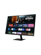 SAMSUNG Smart VA monitor 32" M7, 3840x2160, 16:9, 300cd/m2, 4ms, 2xHDMI/HDCP/3xUSB/USB-C/WiFi/Bluetooth, hangszóró