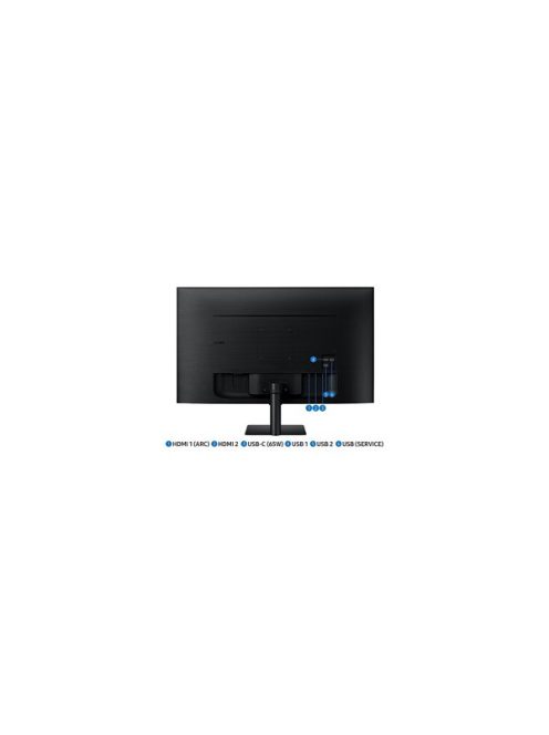 SAMSUNG Smart VA monitor 32" M7, 3840x2160, 16:9, 300cd/m2, 4ms, 2xHDMI/HDCP/3xUSB/USB-C/WiFi/Bluetooth, hangszóró