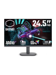   COOLER MASTER Monitor Gaming 24,5" GA2501, 100Hz, FHD 1920x1080, Adaptive Sync, 1xHDMI1.4/1xVGA