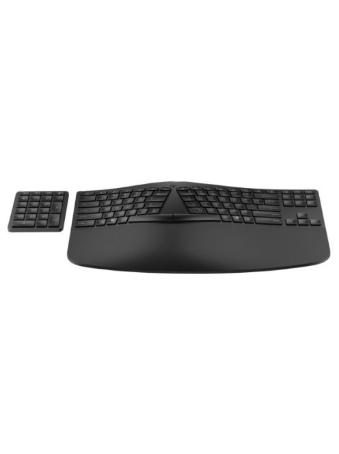 HP vezeték nélküli billentyűzet Ergonomic 965 - fekete