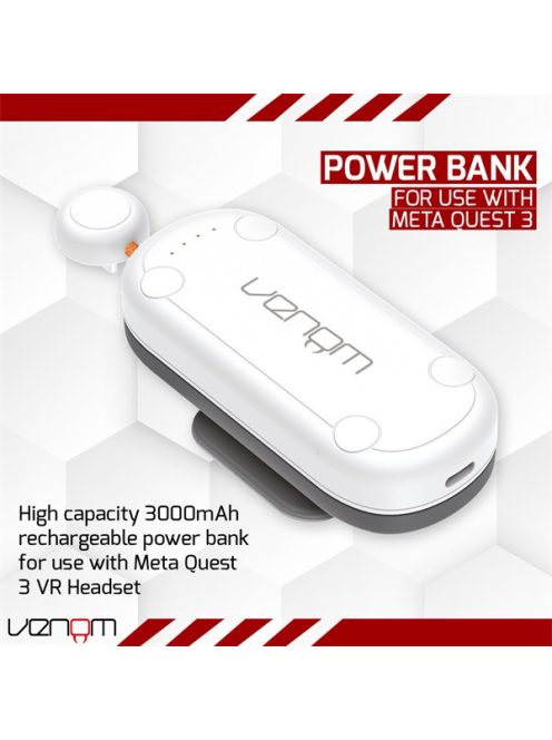 VENOM Meta Quest 3 Kiegészítő Powerbank, VS4208