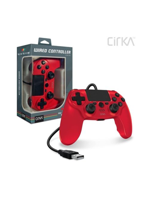 CIRKA NUFORCE PS4/PC/Mac Vezetékes kontroller, Piros