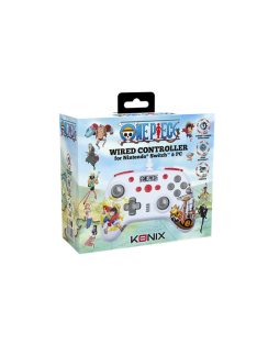   KONIX - ONE PIECE Nintendo Switch/PC Kompatibilis Vezetékes kontroller, Fehér