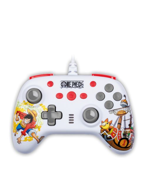 KONIX - ONE PIECE Nintendo Switch/PC Kompatibilis Vezetékes kontroller, Fehér