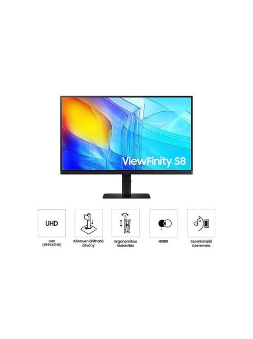 SAMSUNG B2B 32" VA monitor, 3840x2160, 16:9, 350cd/m, 5ms, HDMI/DP/3xUSB