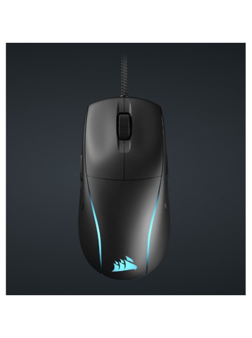 CORSAIR Vezetékes Egér Gaming, M75 RGB, Ultra-könnyű, RGB Világítás, 26000dpi, fekete