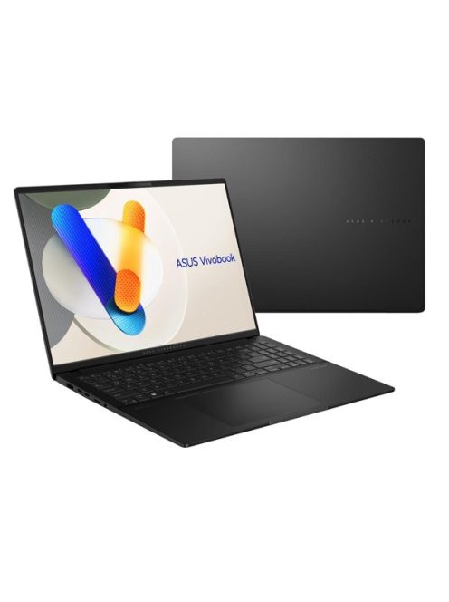 ASUS CONS NB Vivobook S16 M5606UA-MX042WS 16,0" 3.2K OLED GL, Ryzen 7-8845HS, 16GB, 1TB M.2, INT, WIN11H, Fekete