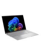 ASUS CONS NB Vivobook S16 S5507QA-MA001W 15,6" 2,8K OLED GL, Qualc.Snapd. X1E 78 100 , 32GB, 1TB M.2, INT, WIn11H, Ezüst