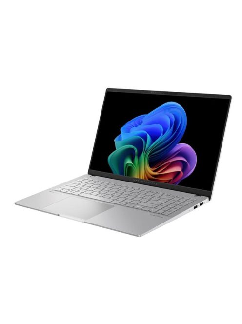 ASUS CONS NB Vivobook S16 S5507QA-MA001W 15,6" 2,8K OLED GL, Qualc.Snapd. X1E 78 100 , 32GB, 1TB M.2, INT, WIn11H, Ezüst