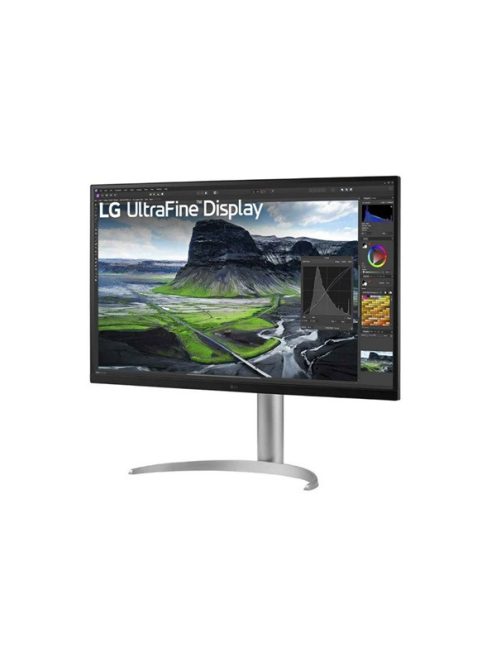 LG IPS monitor 31.5" 32UQ850V, 3840x2160, 16:9, 400cd/m2, 5ms, 2xHDMI/DisplayPort/USB-C/3xUSB, Pivot, hangszóró