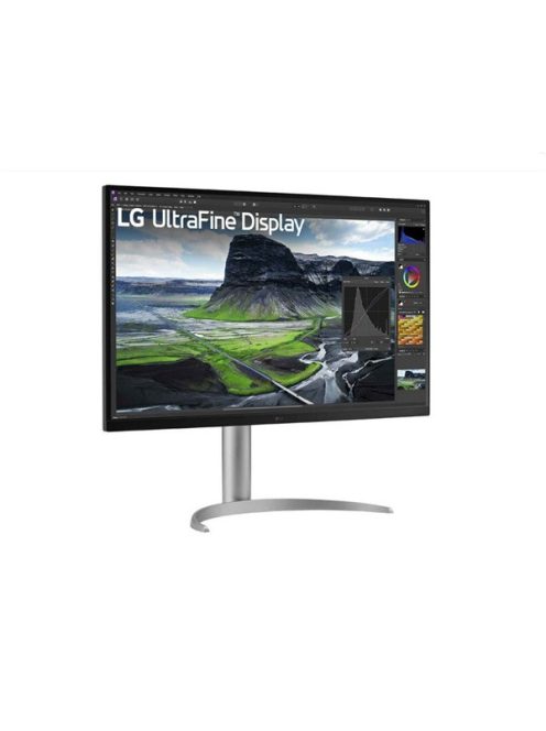 LG IPS monitor 31.5" 32UQ850V, 3840x2160, 16:9, 400cd/m2, 5ms, 2xHDMI/DisplayPort/USB-C/3xUSB, Pivot, hangszóró