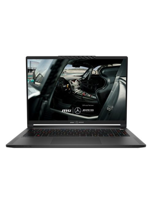 MSI Gaming NB Stealth 16 Mercedes-AMG A1VGG-291 16" QHD+ OLED, Ultra 9 185H, 32GB, 2TB, RTX 4070, Win11H, Szürke- US KEY