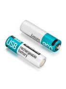 COLORWAY AA újratölhető elem, USB-C 2200 mAh 1.5B (Li-Polymer) (2pc.) (CW-UBAA-10)