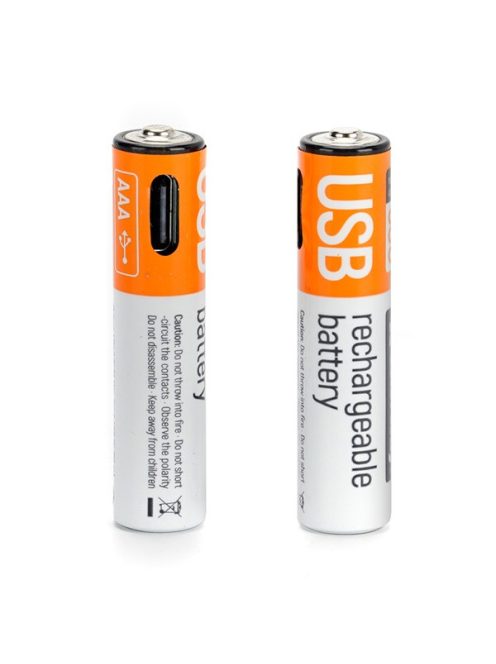 COLORWAY AAA újratölhető elem, USB-C 590 mAh 1.5B (Li-Polymer) (2pc.)