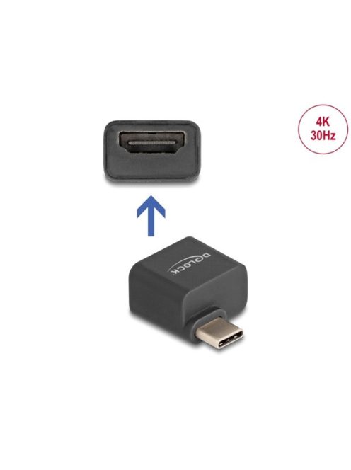 DELOCK Átalakító USB Type-C male > HDMI female (DP Alt Mode) 4K kis méretű