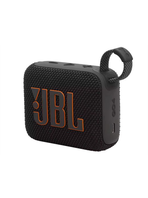 JBL Go 4 (hordozható, vízálló, blutetooth hangszóró), Fekete