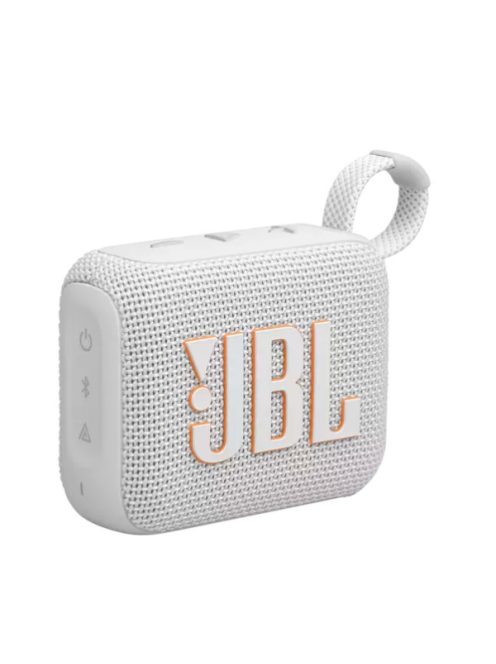 JBL Go 4 (hordozható, vízálló, bluetooth hangszóró), fehér