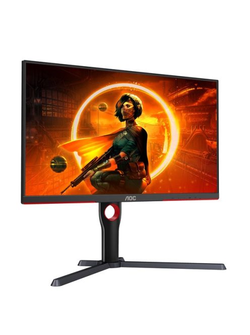 AOC Gaming 180Hz monitor 27" Q27G3XMN/BK, 2560x1440 16:9, 1.000cd/m2, 1ms, 2xHDMI/DisplayPort, áll. mag.,pivot, HDR1000