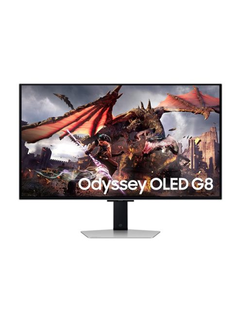 SAMSUNG Gaming 240Hz OLED monitor 32"G80SD,3840x2160,16:9,250cd/m2, 0.03ms,DisplayPort/HDMI/USB/WiFi/Bluetooth,hangszóró