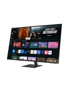 SAMSUNG Smart VA 43" monitor M7, 3840x2160, 16:9, 300cd/m2, 4ms, 2xHDMI/3xUSB/USB-C/WiFi/Bluetooth, hangszóró