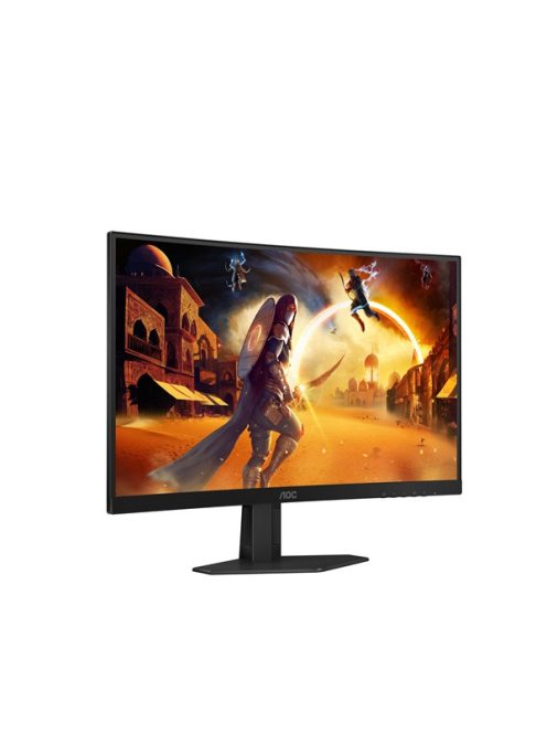 AOC Ívelt Gaming 280Hz monitor 27" C27G4ZXE, 1920x1080, 16:9, 300cd/m2, 0,3ms, 2xHDMI/DisplayPort, HDR10