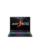 ACER Aspire Nitro AN16-73-761A, 16" WQXGA IPS, Intel Core i7-14650HX, 16GB, 2TB SSD, GeForce RTX 4060, DOS, fekete