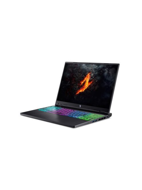 ACER Aspire Nitro AN16-73-761A, 16" WQXGA IPS, Intel Core i7-14650HX, 16GB, 2TB SSD, GeForce RTX 4060, DOS, fekete